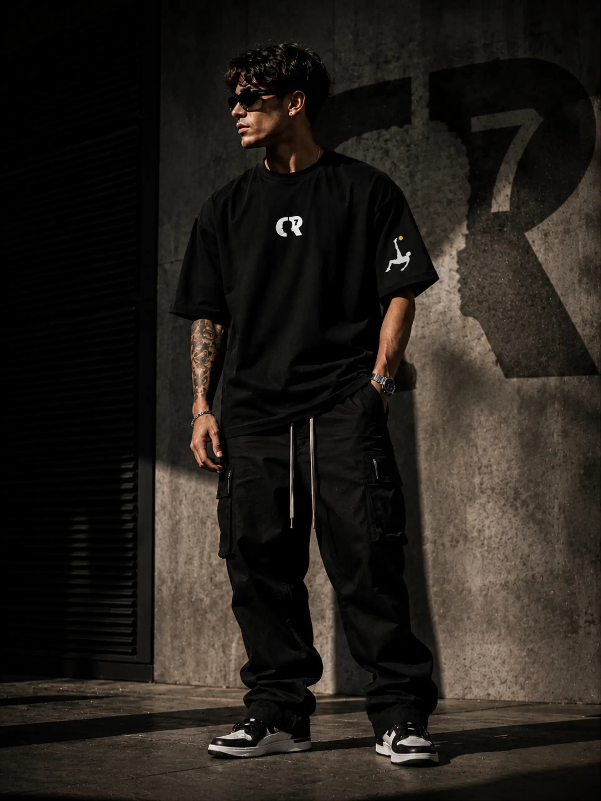 CR7 SIUUU Night Edition Oversized Tee - Image 2